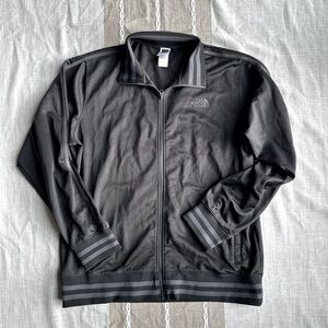The North Face A5 Series Track Jacket Stripes Black/Gray Full Zip Men's XL